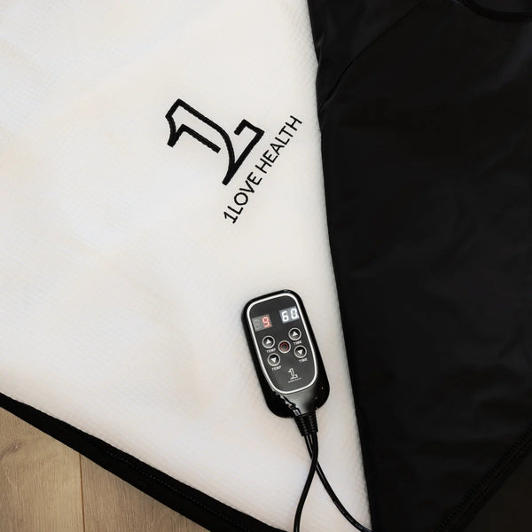 Plugging in the sauna blanket